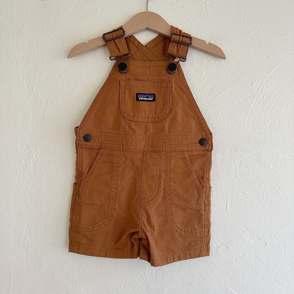 Patagonia Baby Stand Up Utility Overalls Shortalls 12 Months